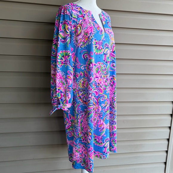 •Lilly Pulitzer• Cath Shift Dress Mermaid Grotto - Size XXL - Picture 5 of 11